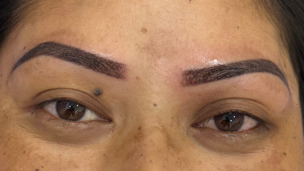 After Ombre Brows