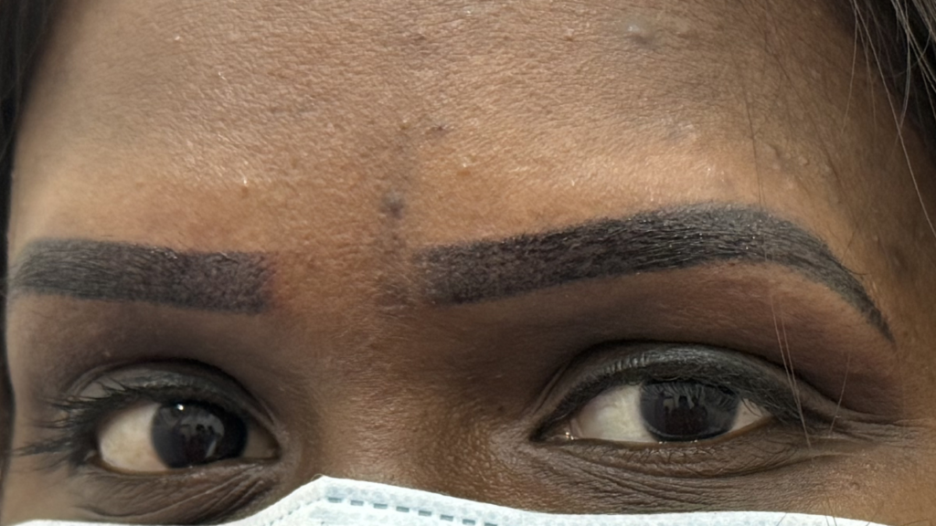 After Ombre Brows